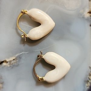 14k gold plated hoops